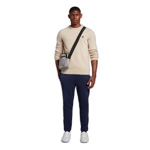 Lyle & Scott Uomo Maglione Girocollo in Misto Lana d’Agnello