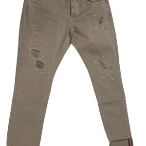 Displaj Jeans uomo vestibilità skinny Mod LONDON 2368 tg 52 Beige